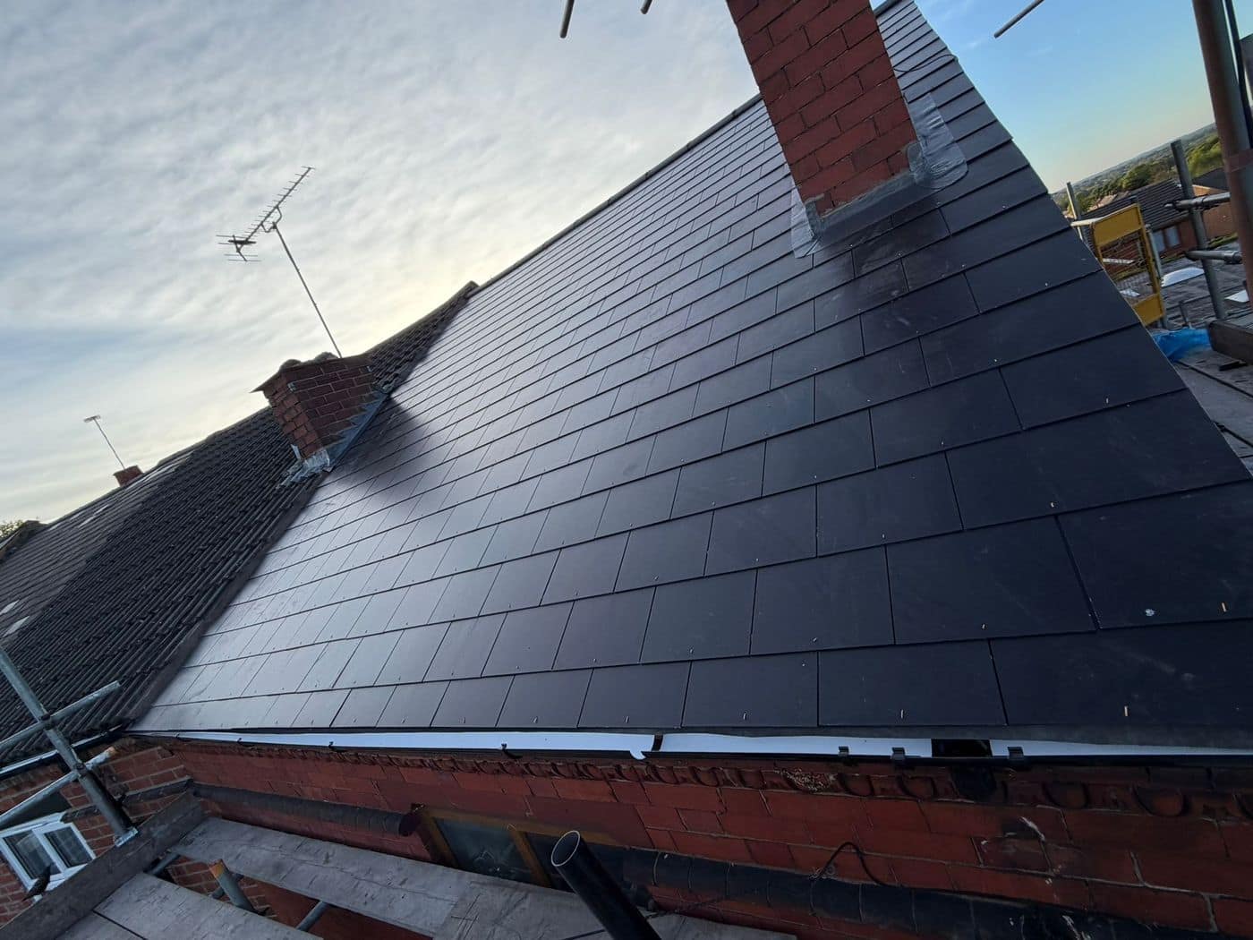 Slate re-roof